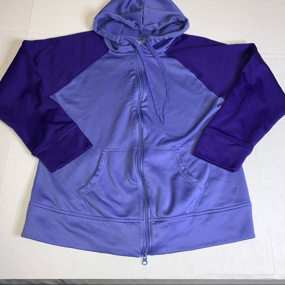 Danskin Now Zipper Hooded Jacket size L - Picture 3 of 9
